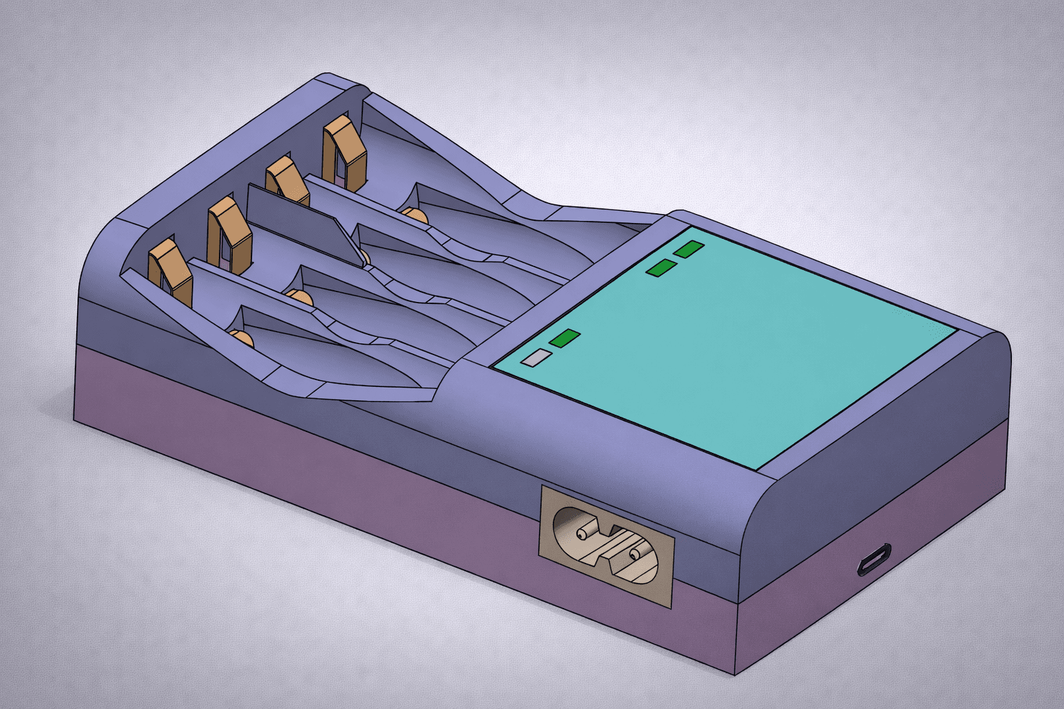 Battery Charger with LCD Display - Image 1